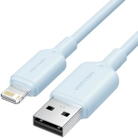 CABLE USB 2.0 LIGHTNING VENTION LAMSH/ USB MACHO - LIGHTNING MACHO/ 480MBPS/ 2M/ AZUL | Cables lighting