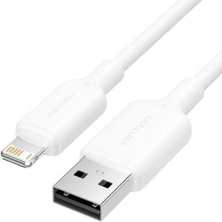 CABLE USB 2.0 LIGHTNING VENTION LAMWH/ USB MACHO - LIGHTNING MACHO/ 480MBPS/ 2M/ BLANCO | Cables lighting