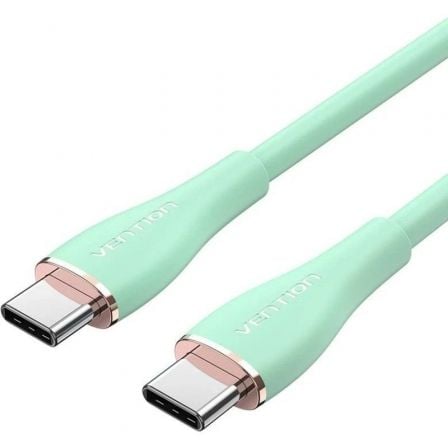 CABLE USB 2.0 TIPO-C VENTION TAWGH/ USB TIPO-C MACHO - USB TIPO-C MACHO/ HASTA 100W/ 480MBPS/ 2M/ VERDE