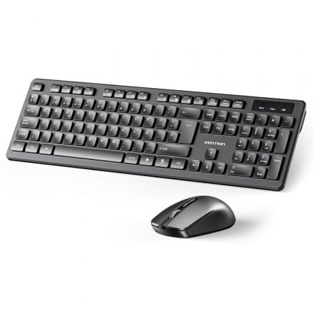 TECLADO Y RATON INALAMBRICOS VENTION COMBO KTDB0-ES/ NEGRO