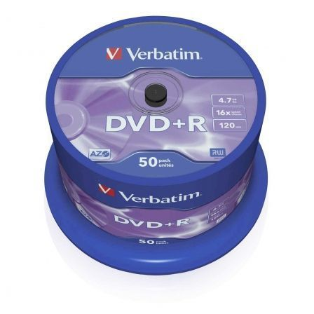 DVD+R VERBATIM ADVANCED AZO 16X/ TARRINA-50UDS | Almacenamiento dvd