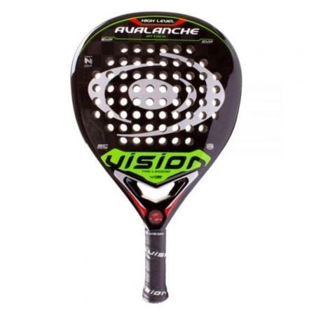 PALA DE PADEL VISION AVALANCHE ATTACK/ NEGRA Y GRIS