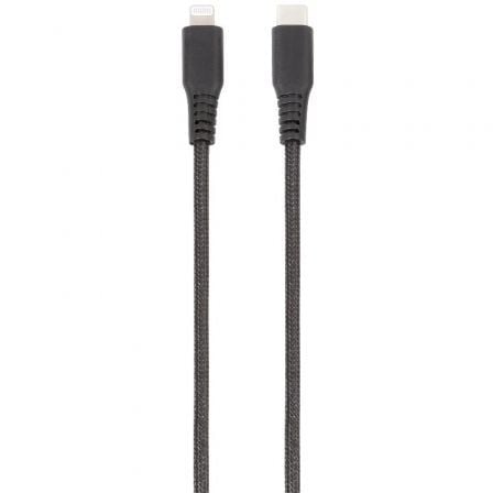 CABLE LIGHTNING VIVANCO 61692/ LIGHTNING MACHO - USB TIPO-C MACHO/ 1.5M/ NEGRO