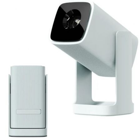 PROYECTOR PORTATIL WANBO CUBE 1/ 350 LUMENES/ HD/ WIFI/ AZUL CIELO