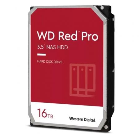DISCO DURO WESTERN DIGITAL WD RED PRO NAS 16TB/ 3.5"/ SATA III/ 512MB | Discos duros