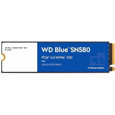 DISCO SSD WESTERN DIGITAL WD BLUE SN580 2TB/ M.2 2280 PCIE/ FULL CAPACITY | Discos duros ssd