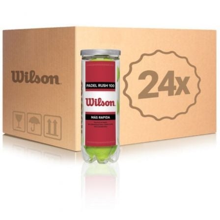 CAJON BOLAS WILSON RUSH 100/ 24 PACKS DE 3 UNIDADES