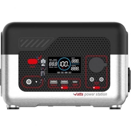 BATERIA EXTERNA/POWER STATION PORTATIL WONDER WX600/ 72800MAH/ 600W | Bateras externas