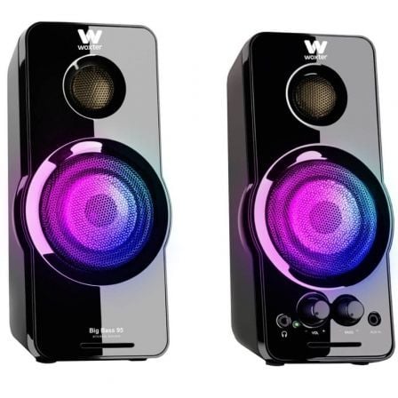 ALTAVOCES WOXTER BIG BASS 95 RGB/ 20W/ 2.0