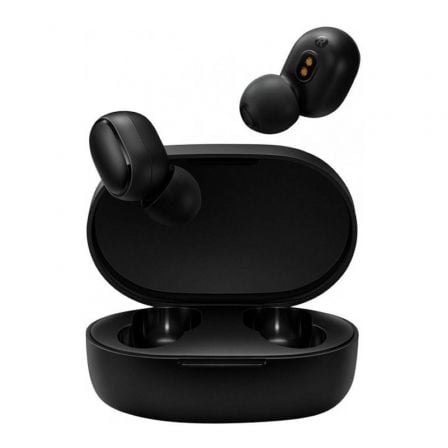 AURICULARES BLUETOOTH XIAOMI MI TRUE WIRELESS EARBUDS BASIC S CON ESTUCHE DE CARGA/ AUTONOMIA 4H/ NEGROS