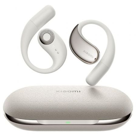 AURICULARES BLUETOOTH XIAOMI OPENWEAR STEREO CON ESTUCHE DE CARGA/ AUTONOMIA 7H/ BEIGE