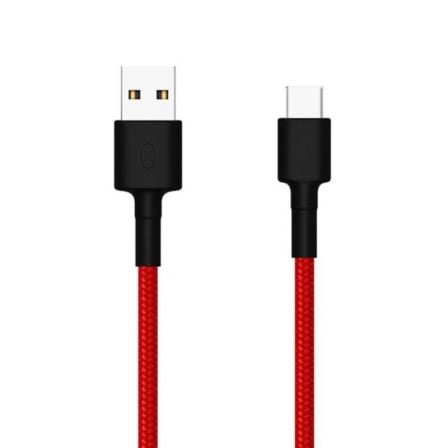 CABLE USB XIAOMI SJV4110GL/ USB MACHO - USB TIPO-C MACHO/ 1M/ ROJO Y NEGRO | Cable usb