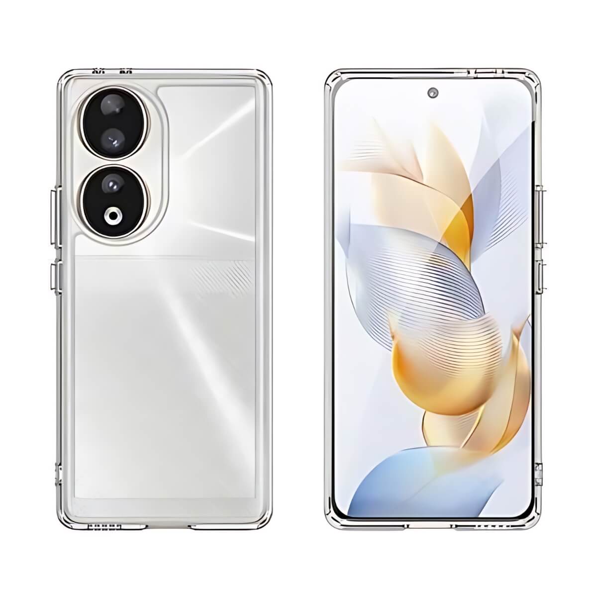 CARCASA HONOR 90 HYBRID (BUMPER + TRASERA TRANSPARENTE) TRANSPARENTE