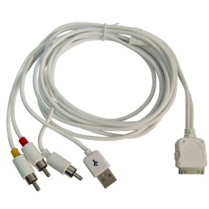 COMPONENT AV CABLE PARA IPHONE