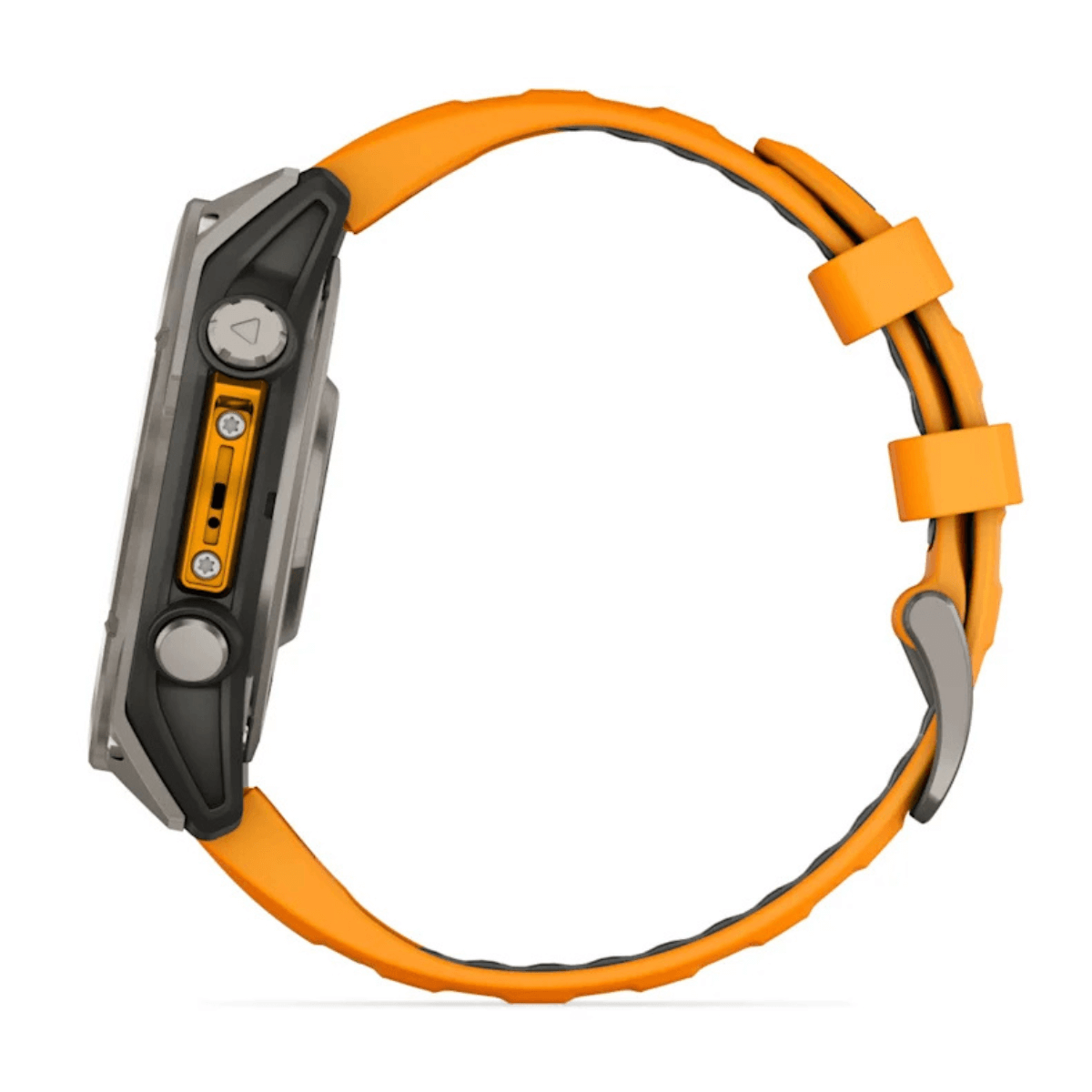 GARMIN FENIX 8 AMOLED 47MM GPS SAPPHIRE TITANIO CON CORREA DE SILICONA NARANJA | Wearables