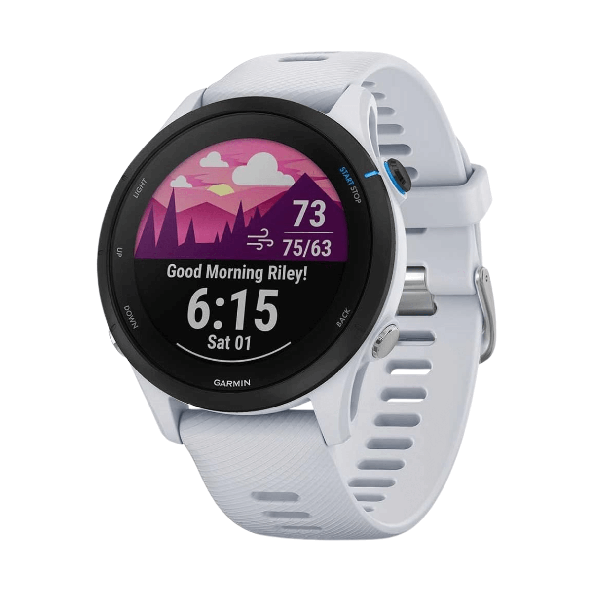 GARMIN FORERUNNER 255 MUSIC GPS 46MM SMARTWATCH BLANCO (WHITESTONE)