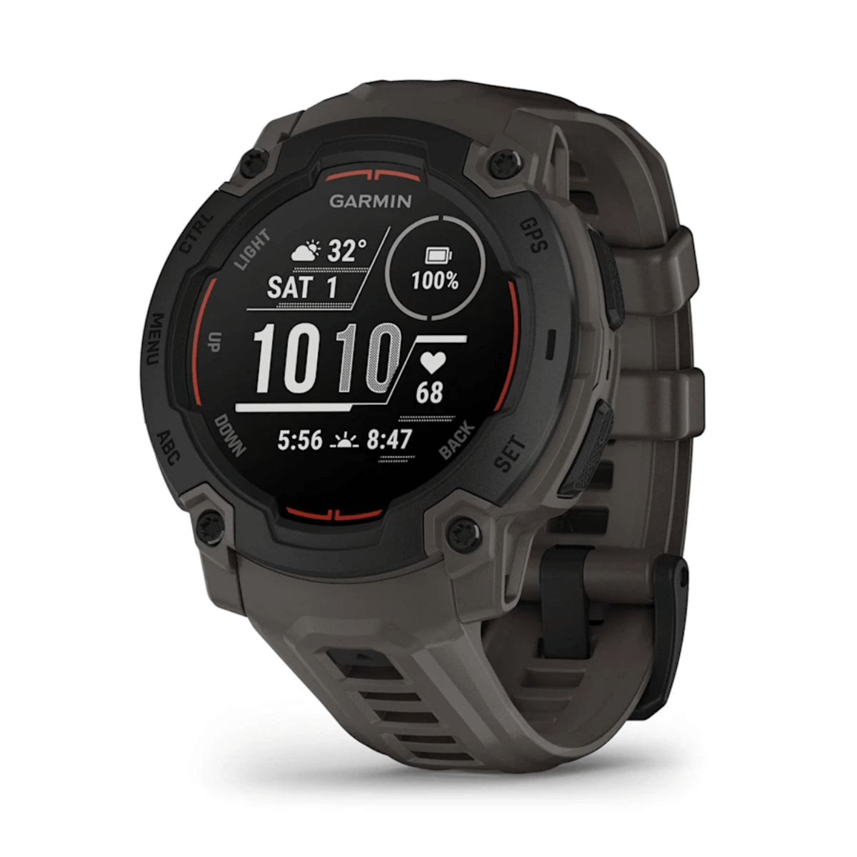 GARMIN INSTINCT E 45MM GPS NEGRO CON CORREA CARBON