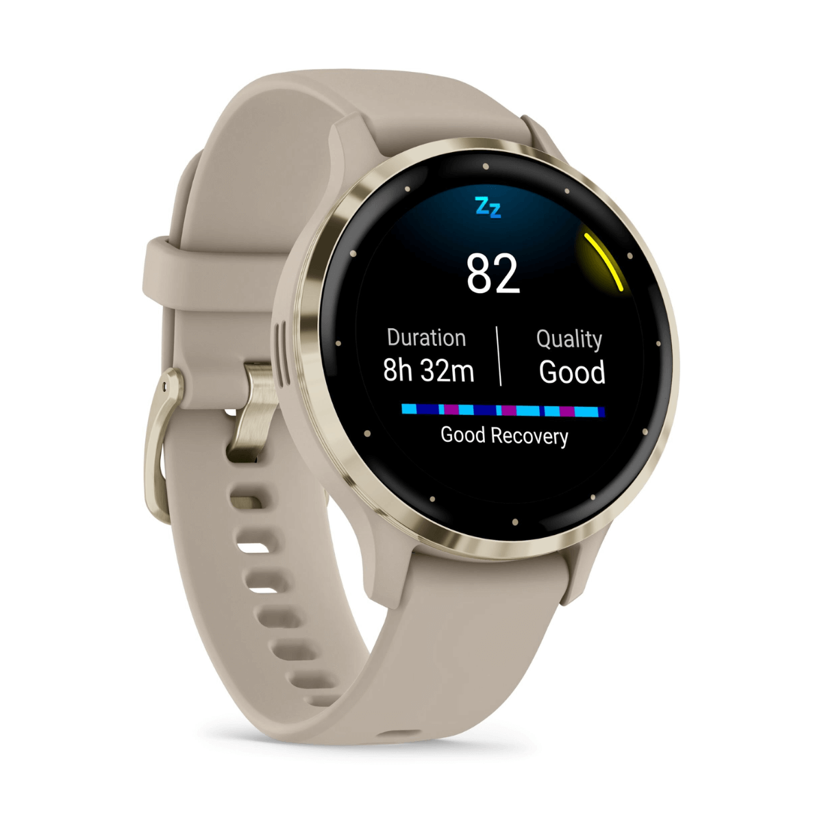 GARMIN VENU 3S 41MM BISEL DE ACERO INOXIDABLE BEIGE GOLD Y CORREA DE SILICONA BEIGE GOLD | Wearables
