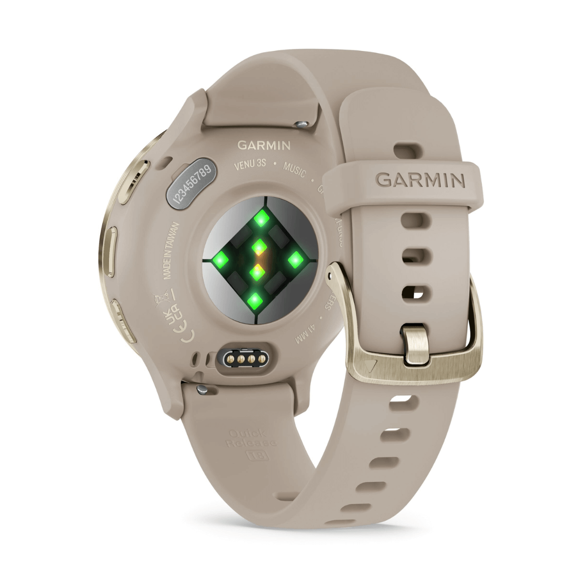GARMIN VENU 3S 41MM BISEL DE ACERO INOXIDABLE BEIGE GOLD Y CORREA DE SILICONA BEIGE GOLD | Wearables