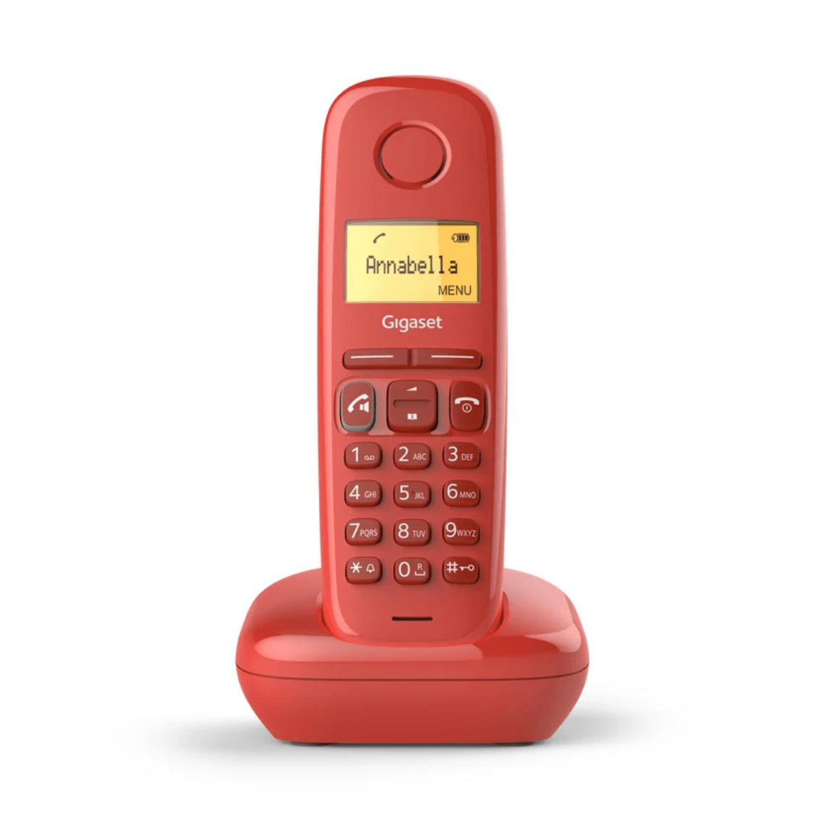 TELEFONO INALAMBRICO DECT GIGASET ROJO A270