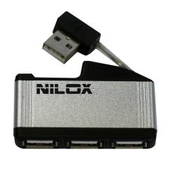 NILOX USB HUB 2.0 4 PUERTOS