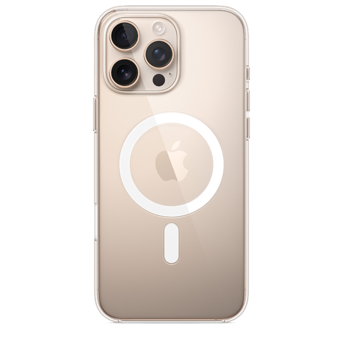 APPLE FUNDA TRANSPARENTE CON MAGSAFE PARA IPHONE 16 PRO MAX | Accesorios