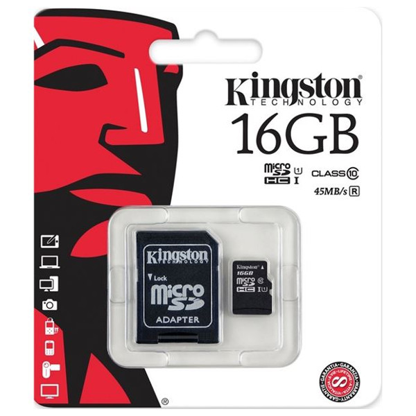 TARJETA MICROSDHC KINGSTON 16 GB