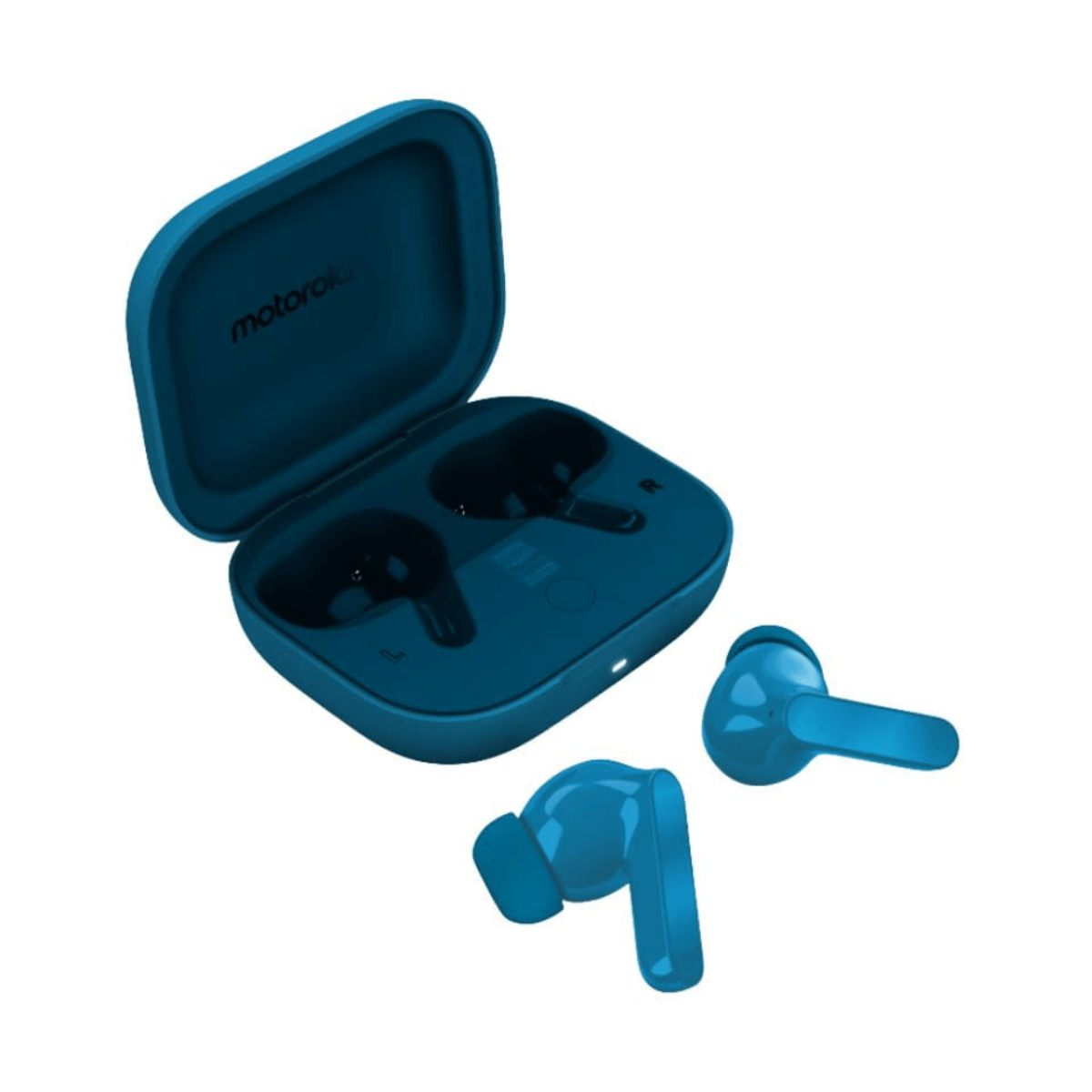 MOTOROLA MOTO BUDS BASS AURICULARES BLUETOOTH AZUL (BLUE JEWEL) | Imagen-sonido