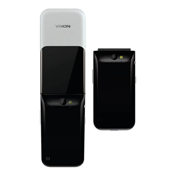 Nokia 2720 Téléphone à Clapet 4G - Écran Externe, Clavier Grandes Touches, 28 Jours Autonomie | Noir