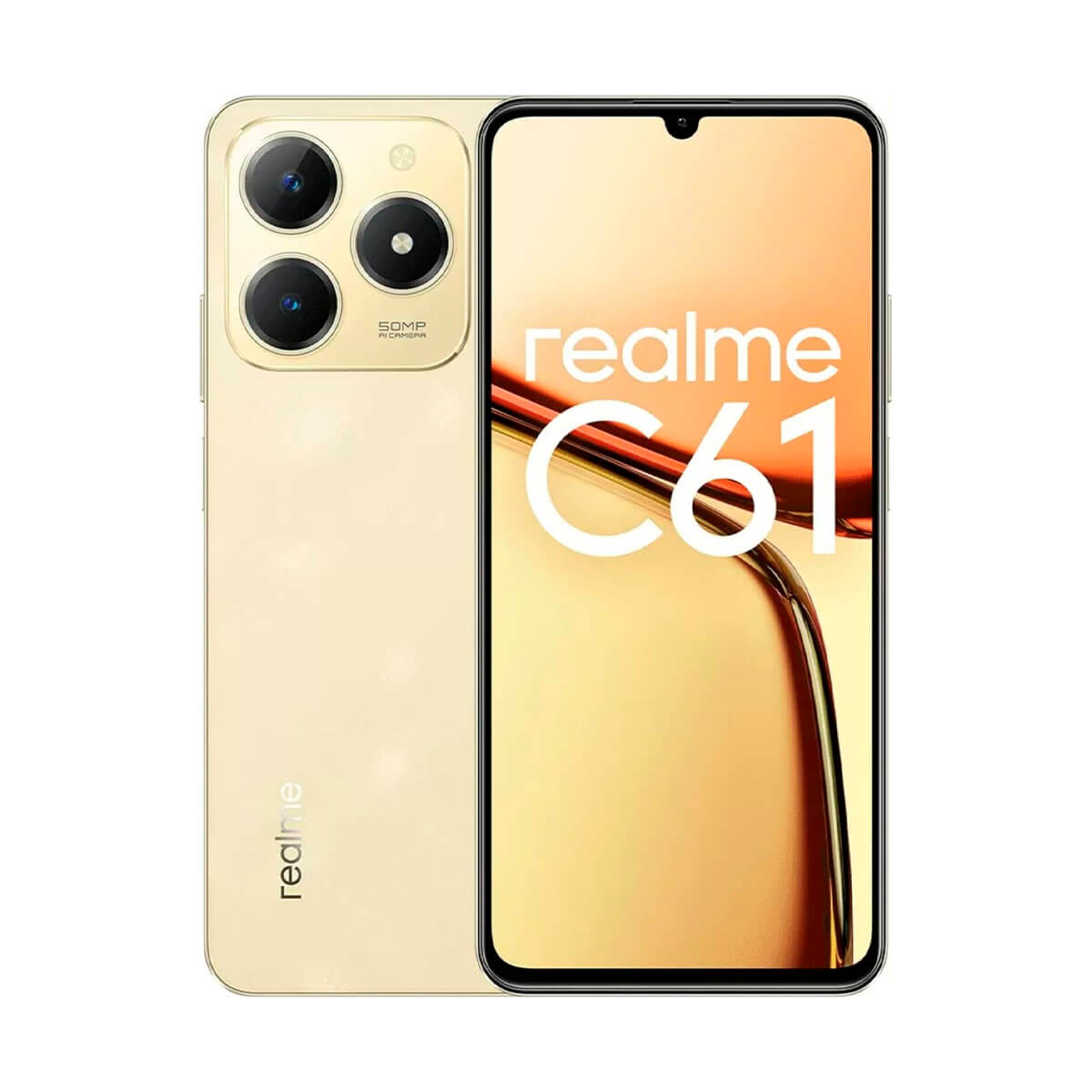 REALME C61 4G 6GB/128GB DORADO (SPARKLE GOLD) DUAL SIM