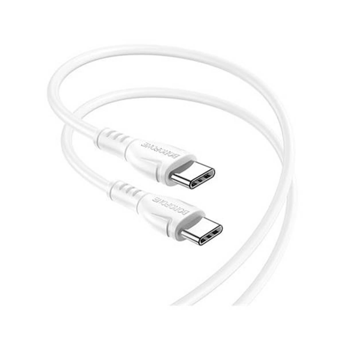 CABLE DE DATOS BX51 60W USB-C A USB-C 1M BLANCO (WHITE) |
